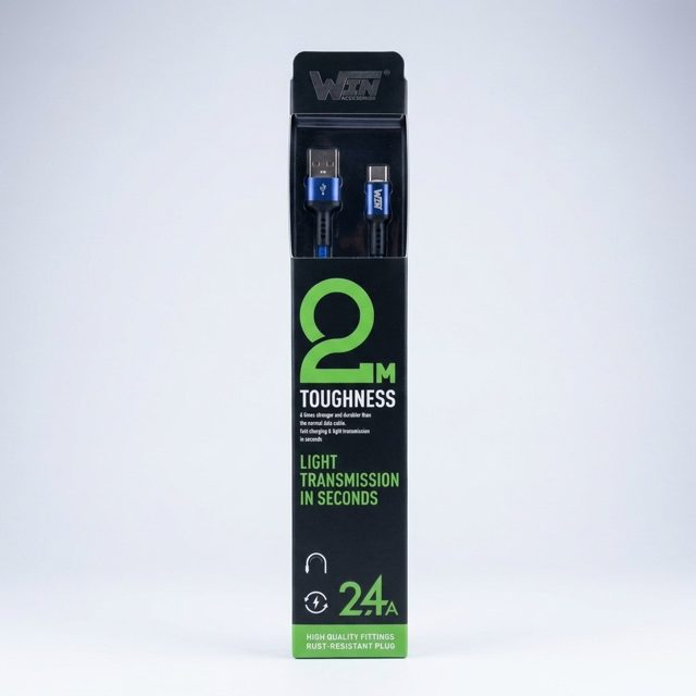 Cable Tipo C 2 m Reforzado
