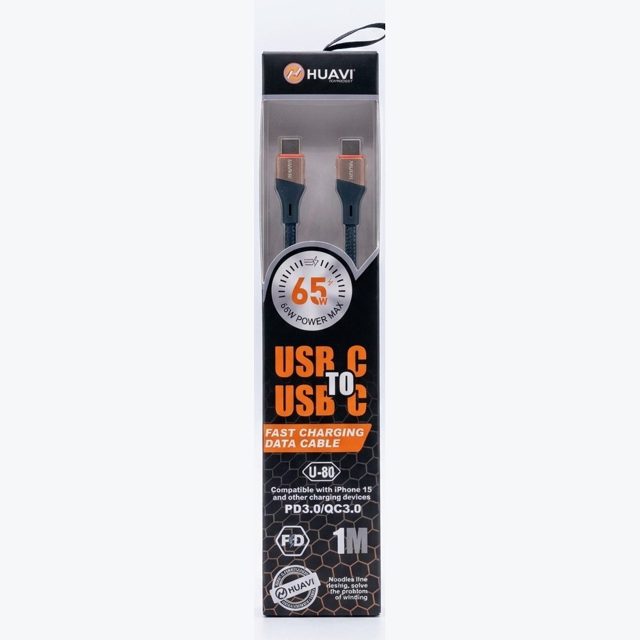 Cable USB-C a USB-C 65W