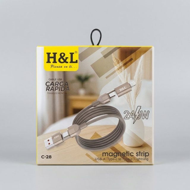 Cable magnético multientradas 240W